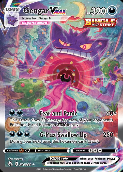 Gengar VMAX 271/264 Fusion Strike Alt Art